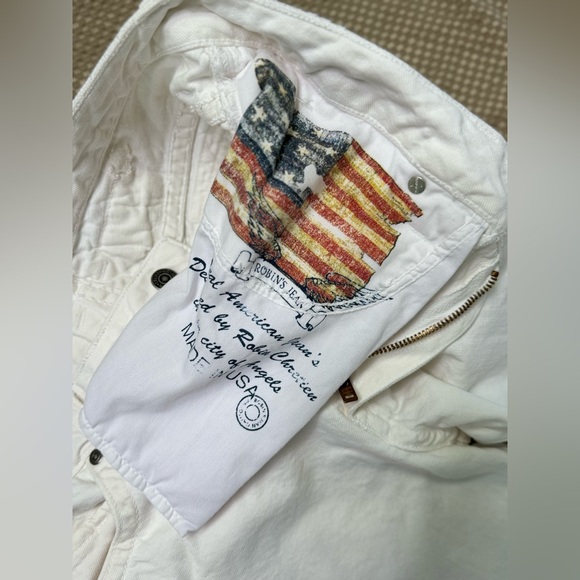 New Men's ROBIN'S JEAN Double Flaps Denim Shorts - Picture 6 of 9